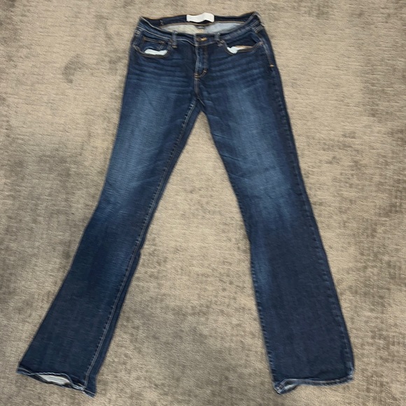 Abercrombie dark wash Emma jeans 8L - Picture 1 of 5